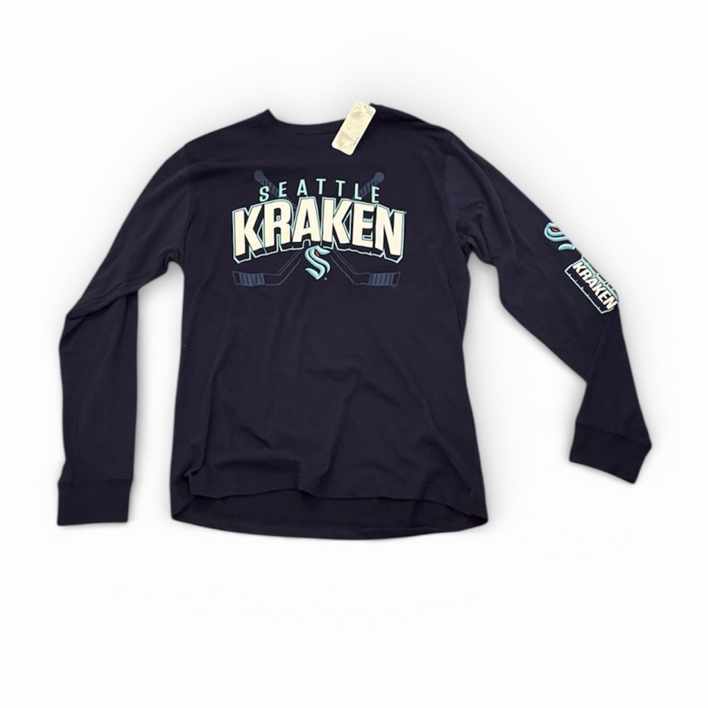 Seattle Kraken Men’s Graphic Long Sleeve Shirt